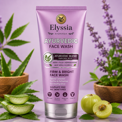 Elyssia Ayurvedic  Firm  &  Bright Face Wash